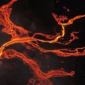 Lava River Abstract