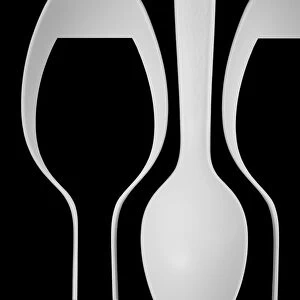 Spoons Abstract: Wine Glasses