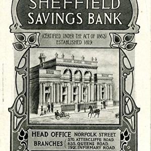 Advertisement for Sheffield Savings Bank