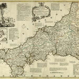 County Map of Cornwall, c. 1777