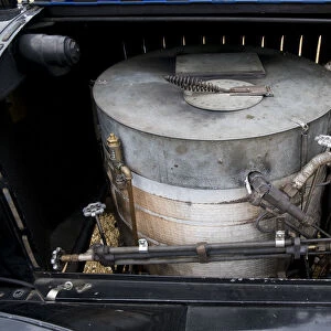 1916 Stanley steam car engine. Creator: Unknown