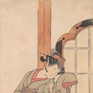 The Actor Iwai Hanshiro, 1780-1790. Creator: Kinchodo Sekiga