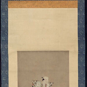 An Actor on Stage, Edo period, 1720-1730. Creator: Unknown