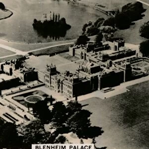 Aerial view of Blenheim Palace, 1939