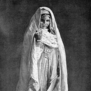 An Afghan woman, 1922. Artist: Holmes & Co