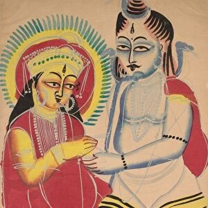 Annapurna and Shiva, 1800s. Creator: Unknown