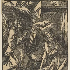 The Annunciation, from the Small Passion, copy. n. d. Creator: Johann Mommard