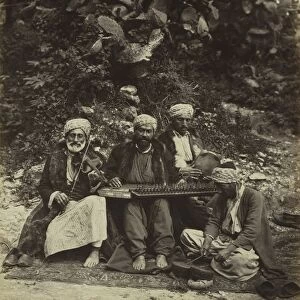 Arab Musicians, 1864. Creator: Ludovico Wolfgang Hart (British)