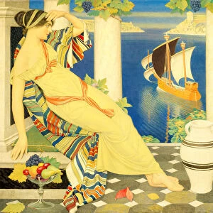 Ariadne in Naxos, 1925. Creator: Joseph Edward Southall