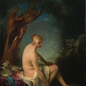 Bather, ca 1662-1665. Creator: Dou, Gerard (Gerrit) (1613-1675)