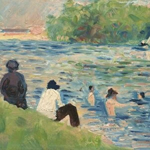 Bathers (Study for "Bathers at Asnieres"), 1883 / 1884