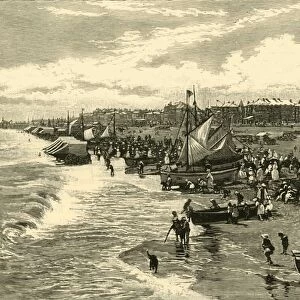 The Beach, Yarmouth, 1898. Creator: Unknown