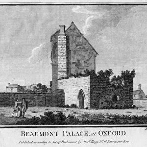 Beaumont Palace, Oxford. Artist: Hawkins