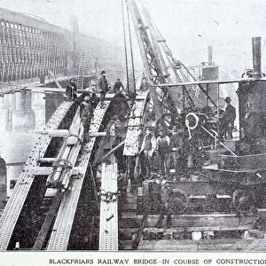 Blackfriars Bridge, London, c1864