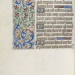 Book of Hours (Use of Rouen): fol. 140v, c. 1470. Creator: Master of the Geneva Latini (French