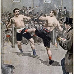 Boxing in Paris, 1899