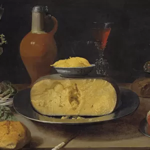 Breakfast Still Life with Cheese and Goblet