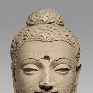 Buddha Head, 3rd-4th cent Creator: Central Asian Art