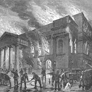 Burning of Covent Garden Theatre, 1856 (1897)