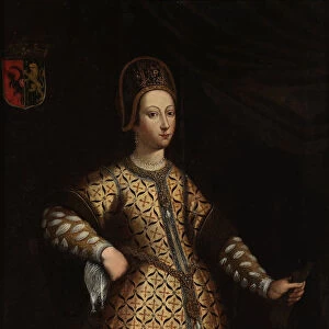 Caterina di Baviera, wife of Beroldo di Sassonia. Artist: Anonymous