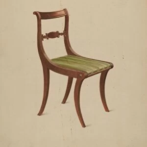 Side Chair, c. 1936. Creator: Ferdinand Cartier