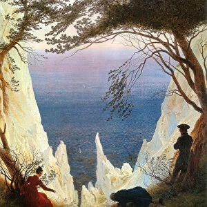 Chalk Cliffs on Rugen. Artist: Friedrich, Caspar David (1774-1840)