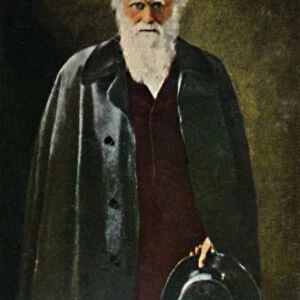 Charles Darwin 1809-1882. - Gemalde von Collier, 1934