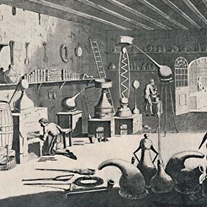 A Chemical Laboratory in 1747, 1747, (1904)