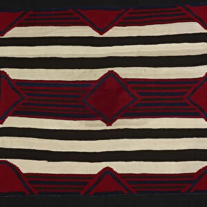 Chief Blanket (Third Phase), Southwest, c. 1860/65. Creator: Unknown