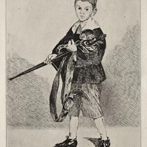 Child with Sword, Turned to the Left. Creator: Edouard Manet (French, 1832-1883)
