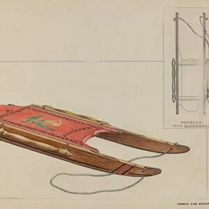 Childs Sled, c. 1937. Creator: Francis Law Durand