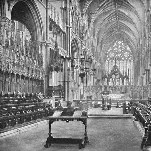The Choir, Lincoln Cathedral, 1902
