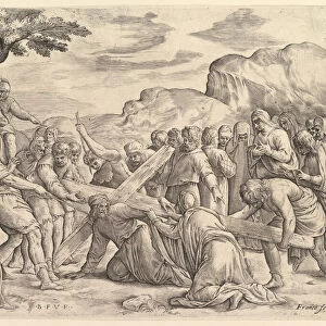 Christ Carrying the Cross, ca. 1552. Creator: Battista Franco Veneziano