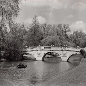 Clare Bridge, Cambridge, 1940s? Creator: Stearn