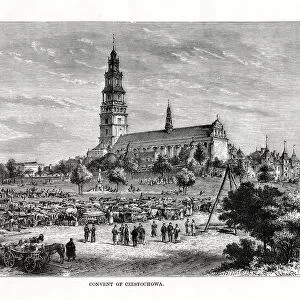 Convent of Czestochowa, Poland, 1879. Artist: C Laplante