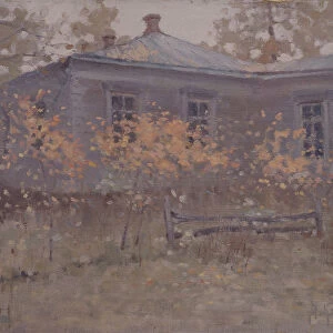 A Country house in autumn, 1902. Artist: Kalinichenko, Jakov Jakovlevich (1869-1938)