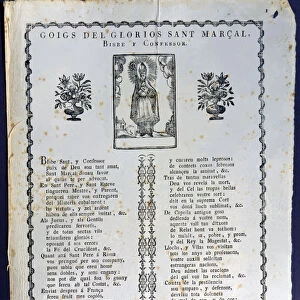 Couplets of glorious Saint Marcellus. Bishop and Confessor