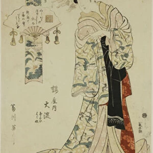 The Courtesan Oyodo of the Tsuruya House, 1818