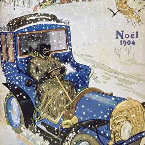 Cover for the Christmas issue of the magazine La Vie au Grand Air, 1904