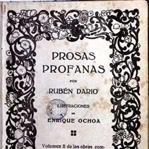 Cover of the play Prosas Profanas