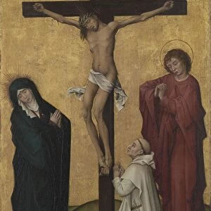 The Crucifixion with a Carthusian Monk, c. 1460. Creator: Rogier van der Weyden (Flemish, c