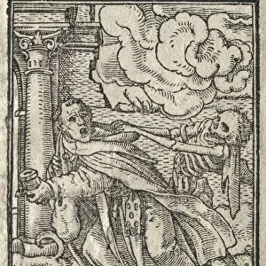 The Dance of Death: The Mendicant Friar; The Nun. Creator: Hans Holbein (German, 1497 / 98-1543)