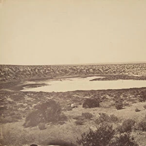 Desert Lake, near Ragtown, Nevada, 1867. Creator: Tim O Sullivan