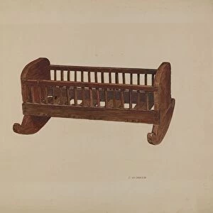Doll Cradle, c. 1940. Creator: Clarence W Dawson