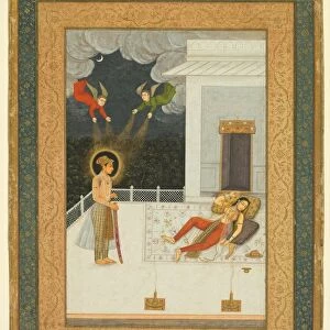 The dream of Zulaykha, from the Amber Album, c. 1670. Creator: Unknown
