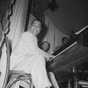 Duke Ellington, orchestra leader, New York, 1943. Creator: Gordon Parks