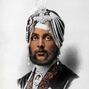 Duleep Singh, Sikh ruler, c1890. Artist: Cassell, Petter & Galpin