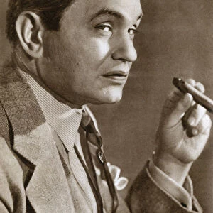 Edward Goldenberg Robinson, American stage and film actor, of Romanian origin, 1933