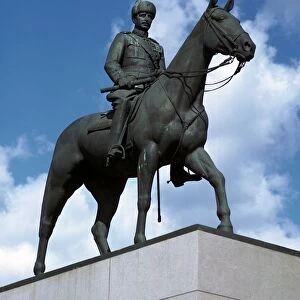 Equestrian Statue of Marshal Mannerheim, 1960s. Artist: Aimo Johan Kustaa Tukiainen