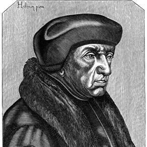 Erasmus (1469-1536), Dutch humanist and theologian, 16th century (1849)